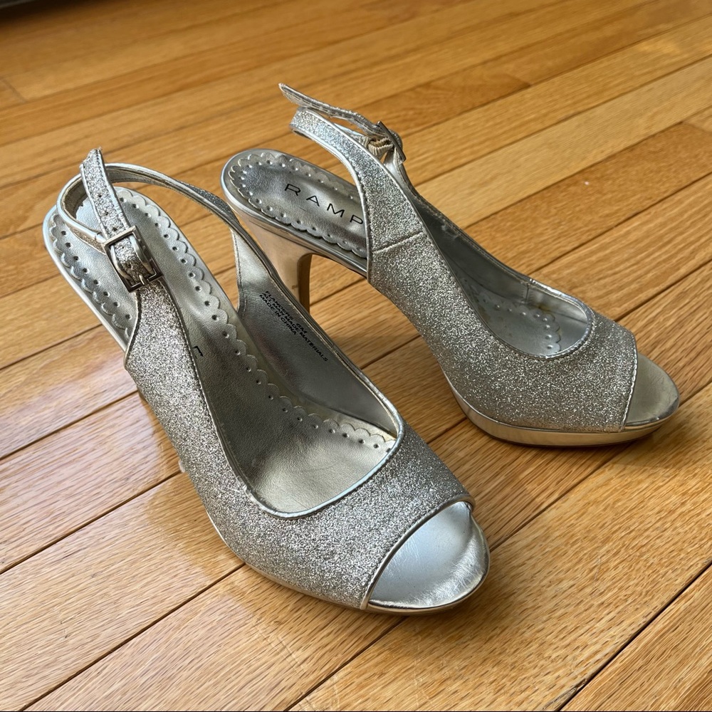 Rampage Silver Heels